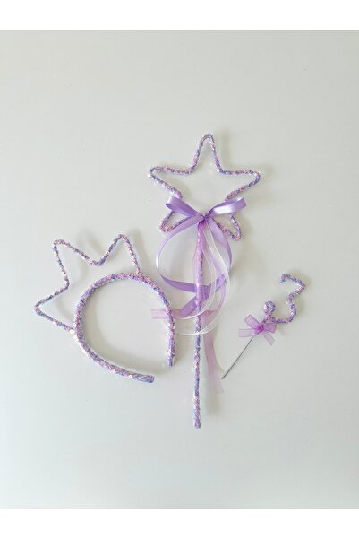 COOLMINIES مجموعة زينة عيد ميلاد للفتيات على شكل نجمة وعصا تاج و3 أعمار لتزيي...