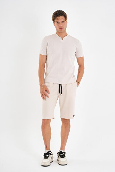 ALEXANDERGARDI Tie-Up T-Shirt-Shorts Set with Pockets