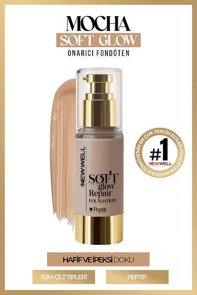 New Well Mocha Soft Glow Repair Foundation Soft Glow Repair Foundation 30 ml