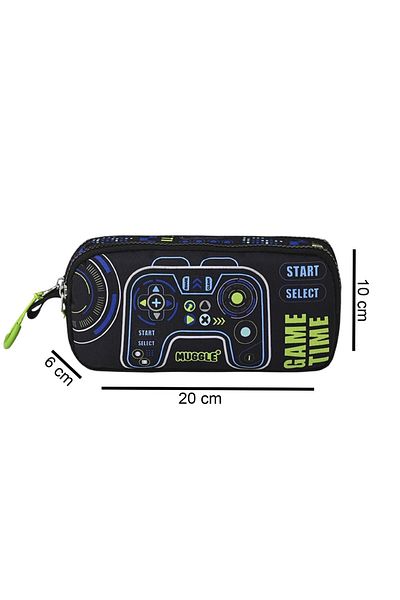 MUGGLE 2 Compartment Start Game Pen Holder Black (Mu-5900)