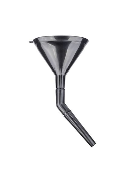 AMIO 3-piece elliptical funnel with sieve, 14cm black