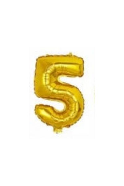 Blusmart Birthday Balloon Number 5, PVC, 35 Cm