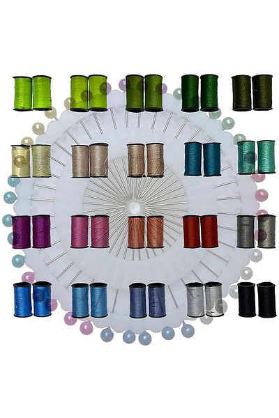 ideal STORE Kit de Cusut Master Little Tailor idealSTORE, Include 129 de Accesorii pentru Cusut, Ace, Papiote, F