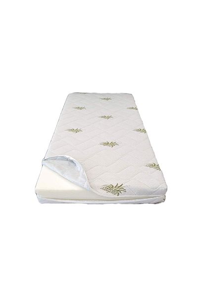 Somnart Mattress cover 160x200x25, Aloe Vera, quilted, washable, removable, with 4-sided zipper