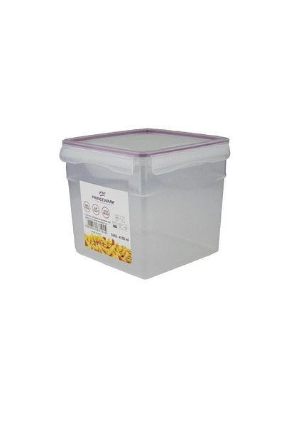 BASURRAH 4L Square Plastic Tobruk Can – Durable Storage Container with Lid for Home & Kitchen Use
