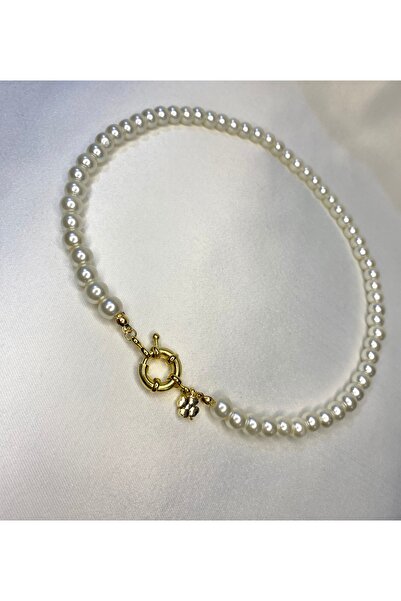 İnci Çeyrek takılabilen inci kolye