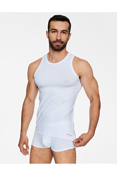 Henderson Men's Classic Undershirt Camisole Tank Top Cotton & Elastane | Brass