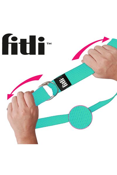 Fitli Curea de Yoga pentru exercitii de intensitate ,300 cm, Turcoaz