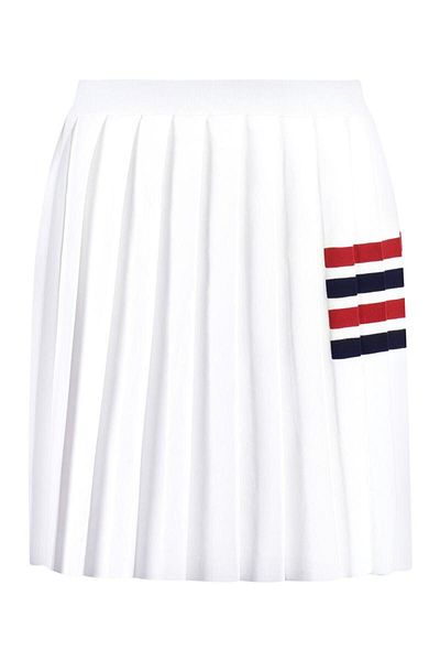THOM BROWNE Fustă tricotată plisată Thom Browne