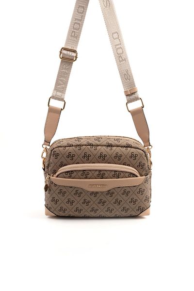 Silver Polo Silver & Polo Dark Beige - Ten Sp1201 Women's Crossbody Bag