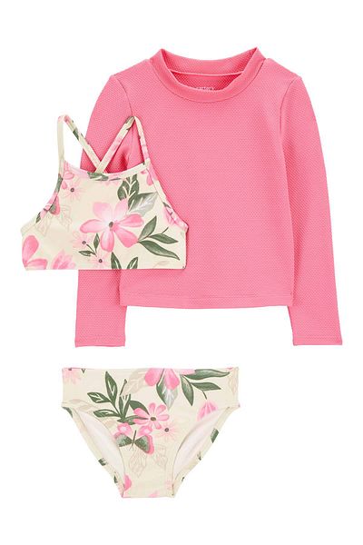 Carter's Baby Girl Sunscreen Swimsuit Set