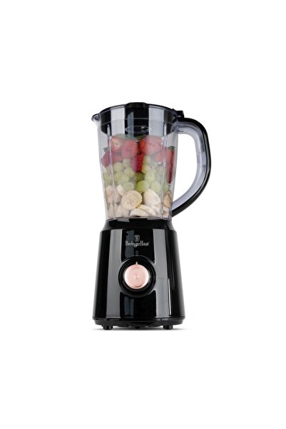 Berlinger Haus Blender de masă cu recipient de sticlă de 1,5 l, Colecția Black Rose
