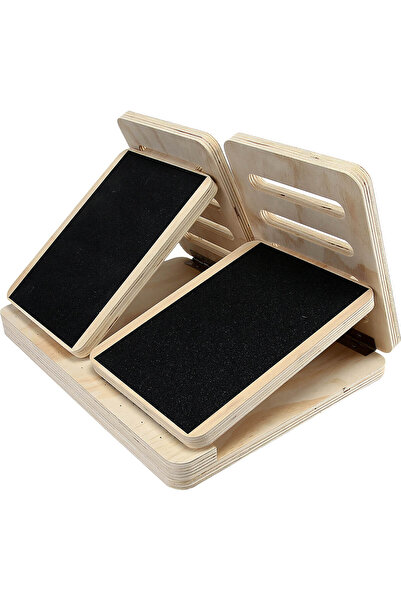 Fitli Placa din lemn pentru exerciții de mobilitate,4 nivele inclinatie