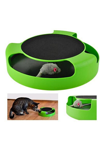 ideal STORE Interactive Cat Toy The Playful Little Mouse, Dimensions 25 x 6.5 cm, Scratching Post