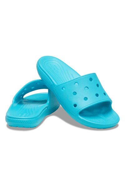 Crocs Papuci Classic Slide Iconic Comfort - Aqua Digital