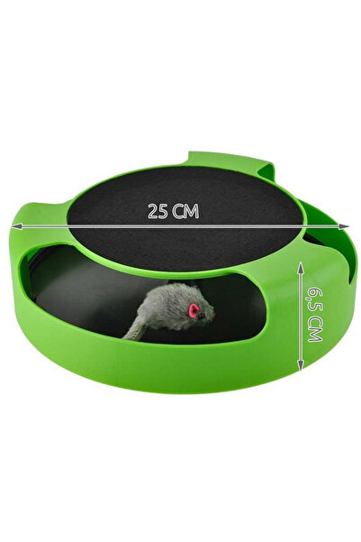 ideal STORE Interactive Cat Toy The Playful Little Mouse, Dimensions 25 x 6.5 cm, Scratching Post