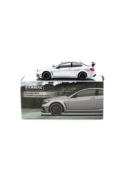 Tarmac Works 1:64 Mercedes-Benz C63 Amg Coupe Black Series Silver Metallic Diecast Model Car (2025 Ü