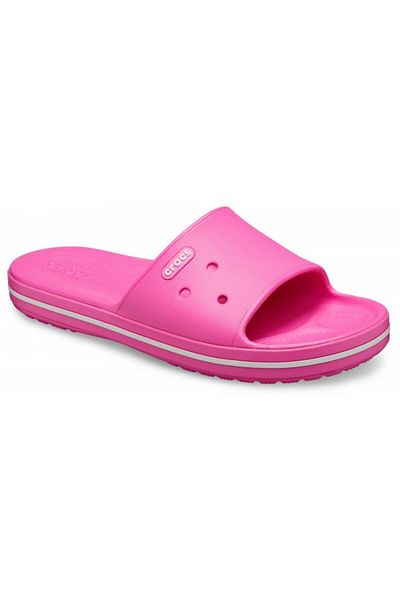 Crocs Crocband III Slide Slippers 42-43 EU - M9/W11 US Pink - Electric Pink/White