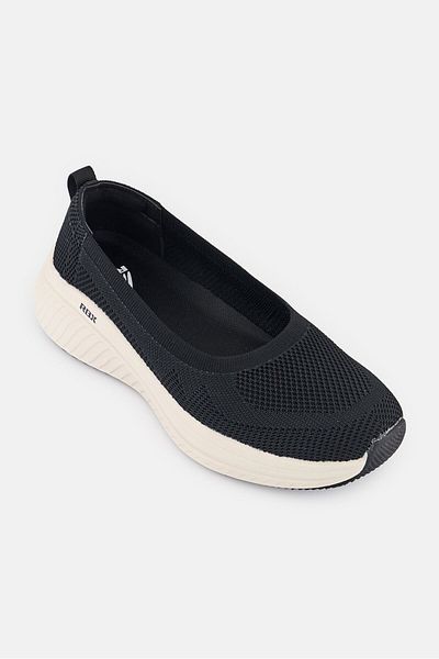 RBX Women Slip On Walking Shoes, Black