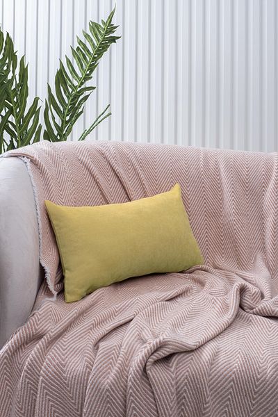 ÖZENEV Panoroma Oil Green Throw Pillow Case Suitable for Punch (Punch) Processing Decorative Pillow Case 50X50