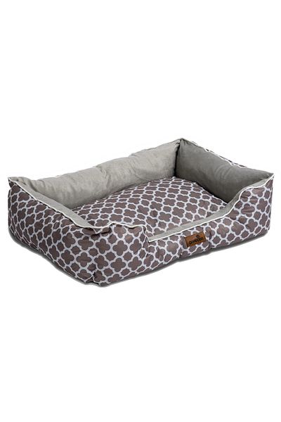 ideal STORE Pat pentru caine-pisica IdealSTORE, Dimensiunile tarcului 65x50cm, 23 de cm inaltimea marginii, Rezi