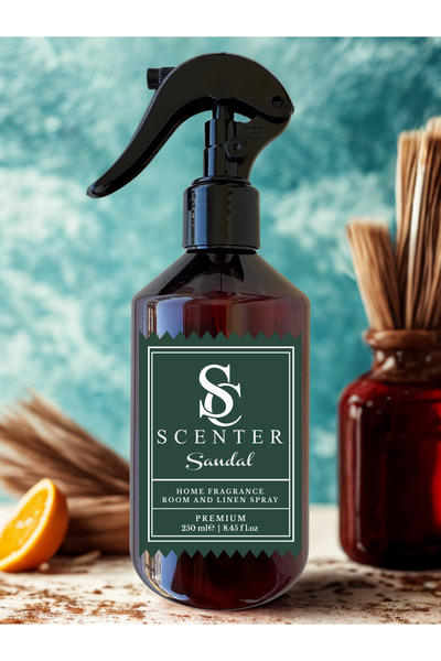 SCENTER Sandal Çubuklu Oda Ve Çamaşır Spreyi Oda Kokusu 250 ml