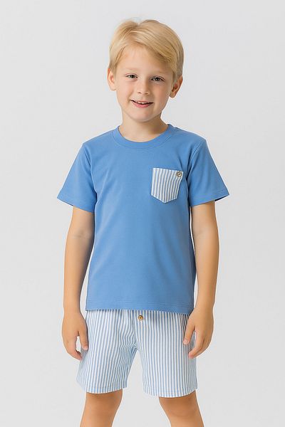 CiciTime Çocuk Modası Boy's Summer Casual Shorts Suit