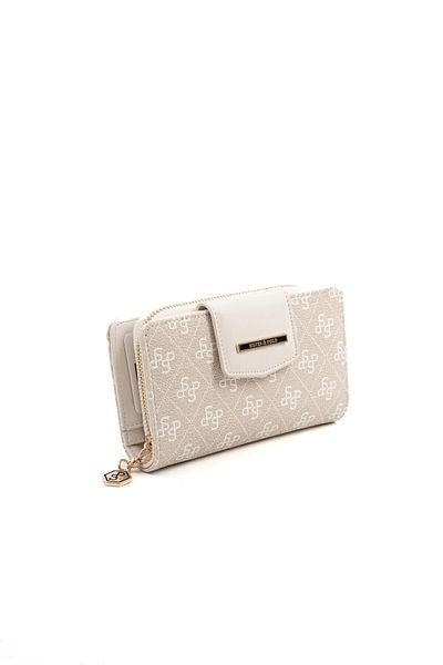 Silver Polo Silver & Polo Stone - Bone Sp1202 Women's Wallet & Card Holder