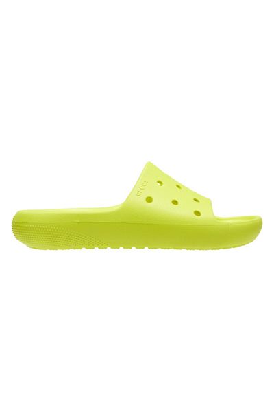 Crocs Classic Slide V2 Slippers 39-40 EU - M7/W9 US Green - Acidity