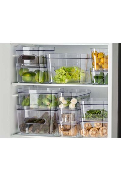 Orthex SmartStore Compact Clear Slim Storage Box, 29.1x 9.4x6.1 cm