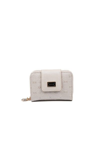 Silver Polo Silver & Polo Beige - S.Beige Sp935 Women's Wallet & Card Holder