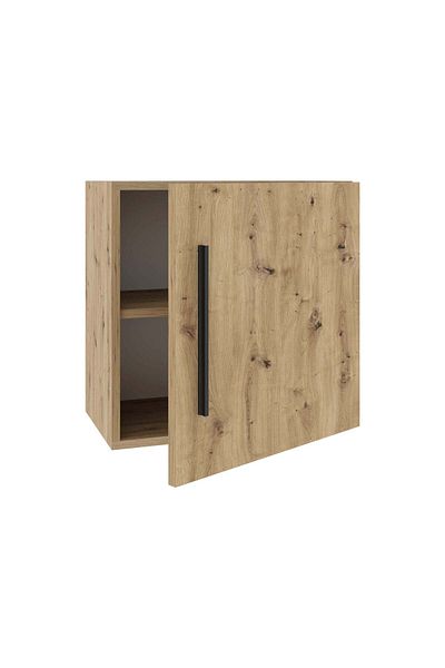 haaus.ro Cube Kos, One Door, Artisan Oak, 50 x 30 x 50 cm