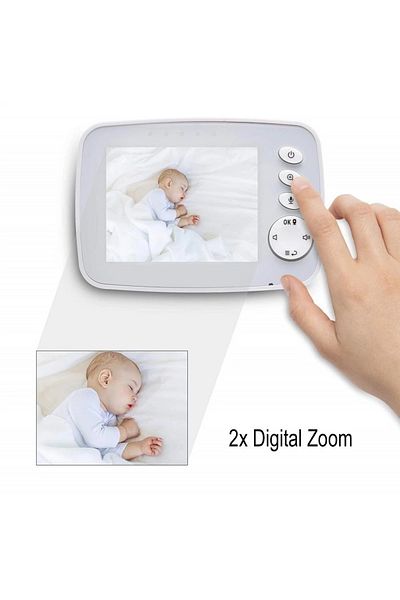 ideal STORE Video and Audio Baby Monitoring System VideoCAM ideal STORE, 3.2 inch screen, Lullabies,