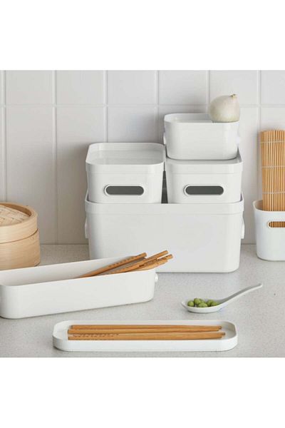 Orthex SmartStore Compact S storage box, White, 20x14x7.5 cm