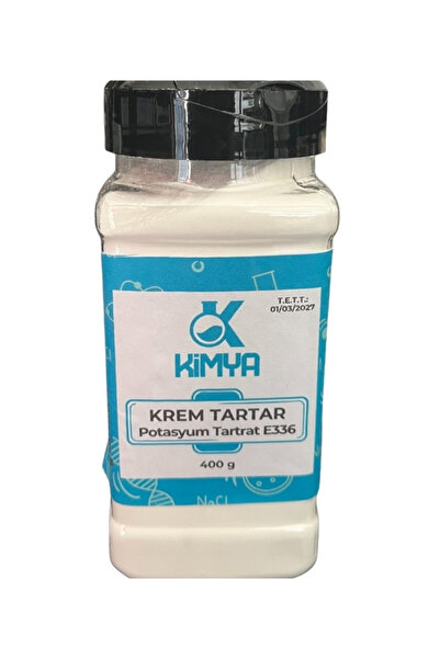 Ok Kimya Krem Tartar (E336) 400 gr - Food Grade Potasyum Tartarat - Pratik Ambalaj