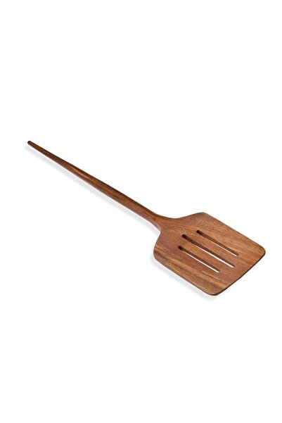 The Mia Natura Acacia Perforated Spatula 35X8 cm