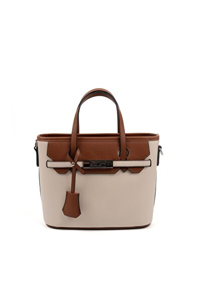 Silver Polo حقيبة يد نسائية بيج - تان SP1185