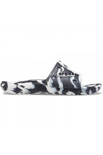 Crocs Classic Crocs Marbled Slide Slippers 38-39 EU - M6/W8 US Alb - White/Black