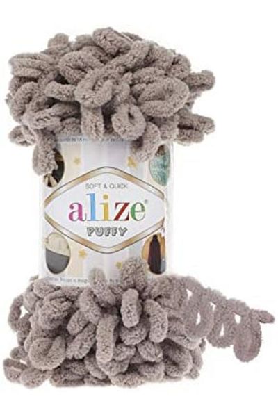 Alize Puffy Hand Knitting Yarn 1PC (Color Stone No. 268)