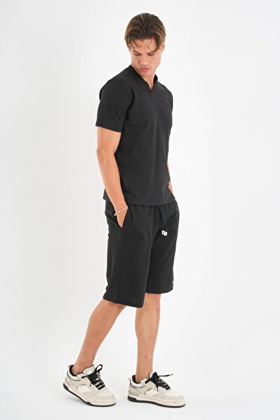 ALEXANDERGARDI Tie-Up T-Shirt-Shorts Set with Pockets