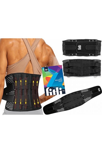 Fitli Centura lombara Negru, Marimea XL