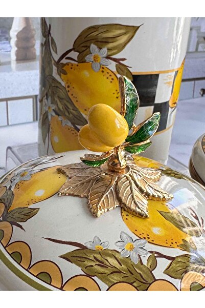 ROSSEV Amarillo 3-Piece Enamel Jar Set