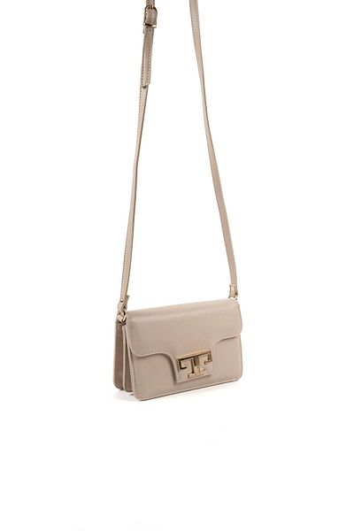 Silver Polo Silver & Polo Dark Beige Sp1170 Women's Crossbody Bag
