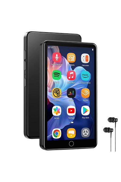 Velixo MP4 Player with Touchscreen, 4.02 inch Screen, 144GB Memory, SD Card up to 512GB, Bluetooth,2000 mAh
