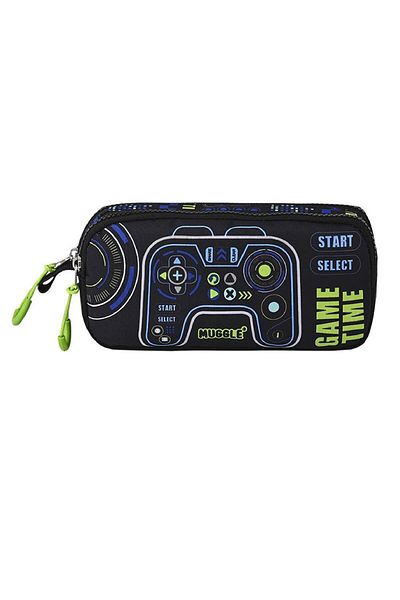 MUGGLE 2 Compartment Start Game Pen Holder Black (Mu-5900)
