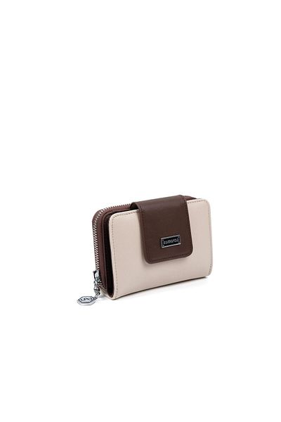 Silver Polo Silver & Polo Beige - Brown Sp935 Women's Wallet & Card Holder