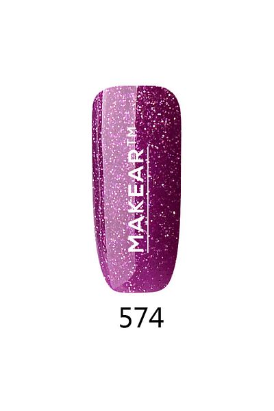 Makeart Baby Lac de unghii semipermanent Lollipop Makear, 574 mov, 8 ml