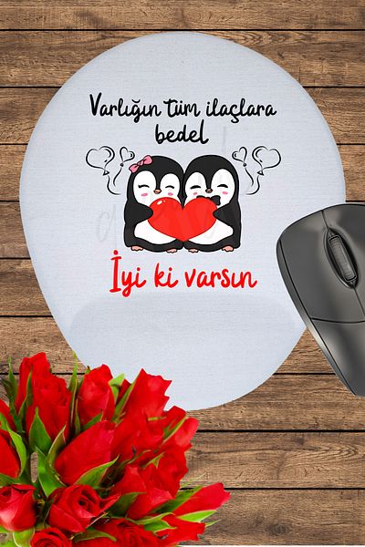 qoeuyl boutique Good to Have You Printed Gift for Wife, Lover, Friend Oval/Rectangular Mousepad with Wrist Support