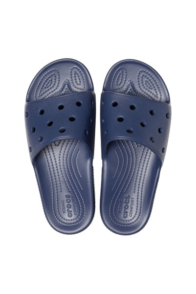 Crocs Papuci Classic Slide Iconic Comfort - Bleumarin