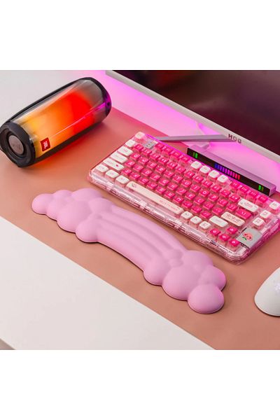 Epomaker Epomaker Keyboard Wrist Rest, 390 x 100 x 20 mm, Memory Foam, Pink